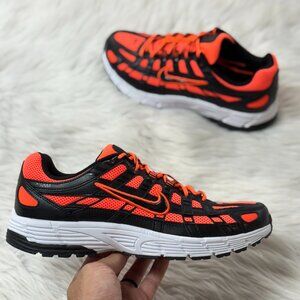 Nike P-6000 Hyper Crimson Orange Black Mens Shoes CD6404-801 NEW Sz 10.5
